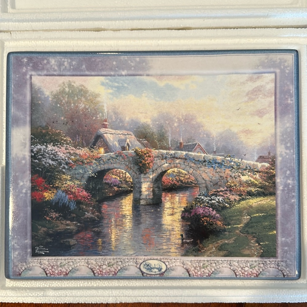 Authentic Thomas Kinkade plate!